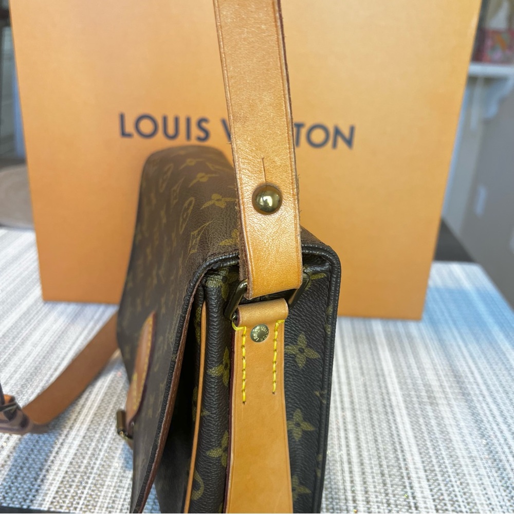 Louis Vuitton Vintage Cartouchiere MM Monogram Crossbody Bag - Picture 9 of 15